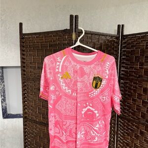 adidas Italy Pink Soccer Jersey